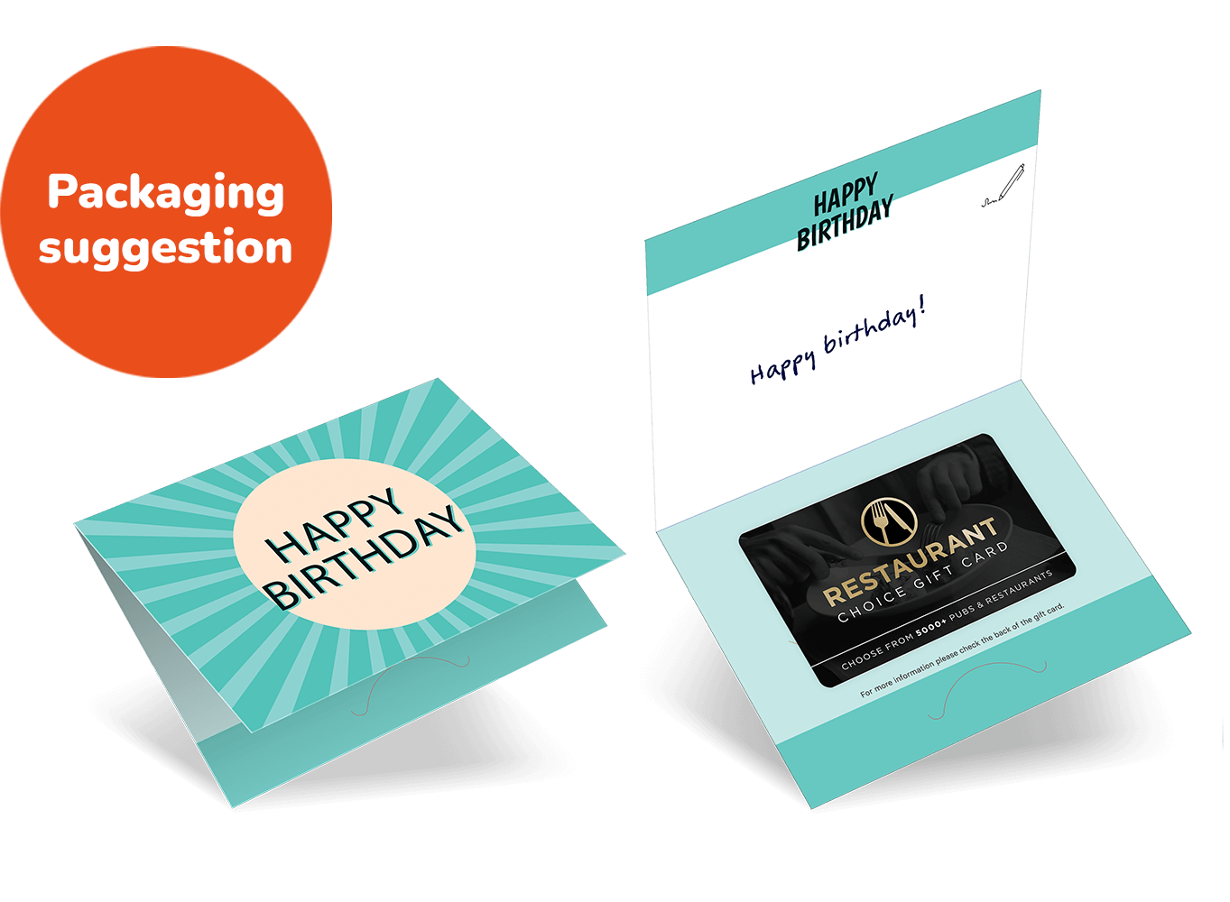 Restaurant gift card